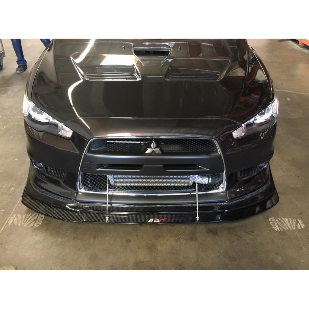 APR PERFORMANCE CARBON FIBRE FRONT WIND SPLITTER W/RODS