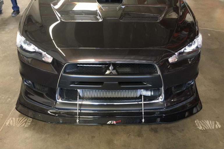 APR PERFORMANCE CARBON FIBRE FRONT WIND SPLITTER W/RODS
