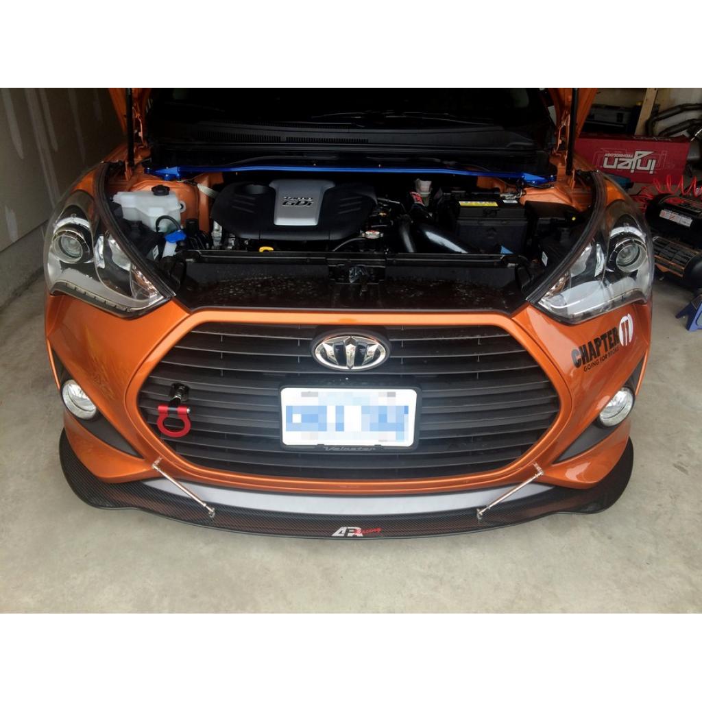 APR PERFORMANCE CARBON FIBRE FRONT WIND SPLITTER W/RODS