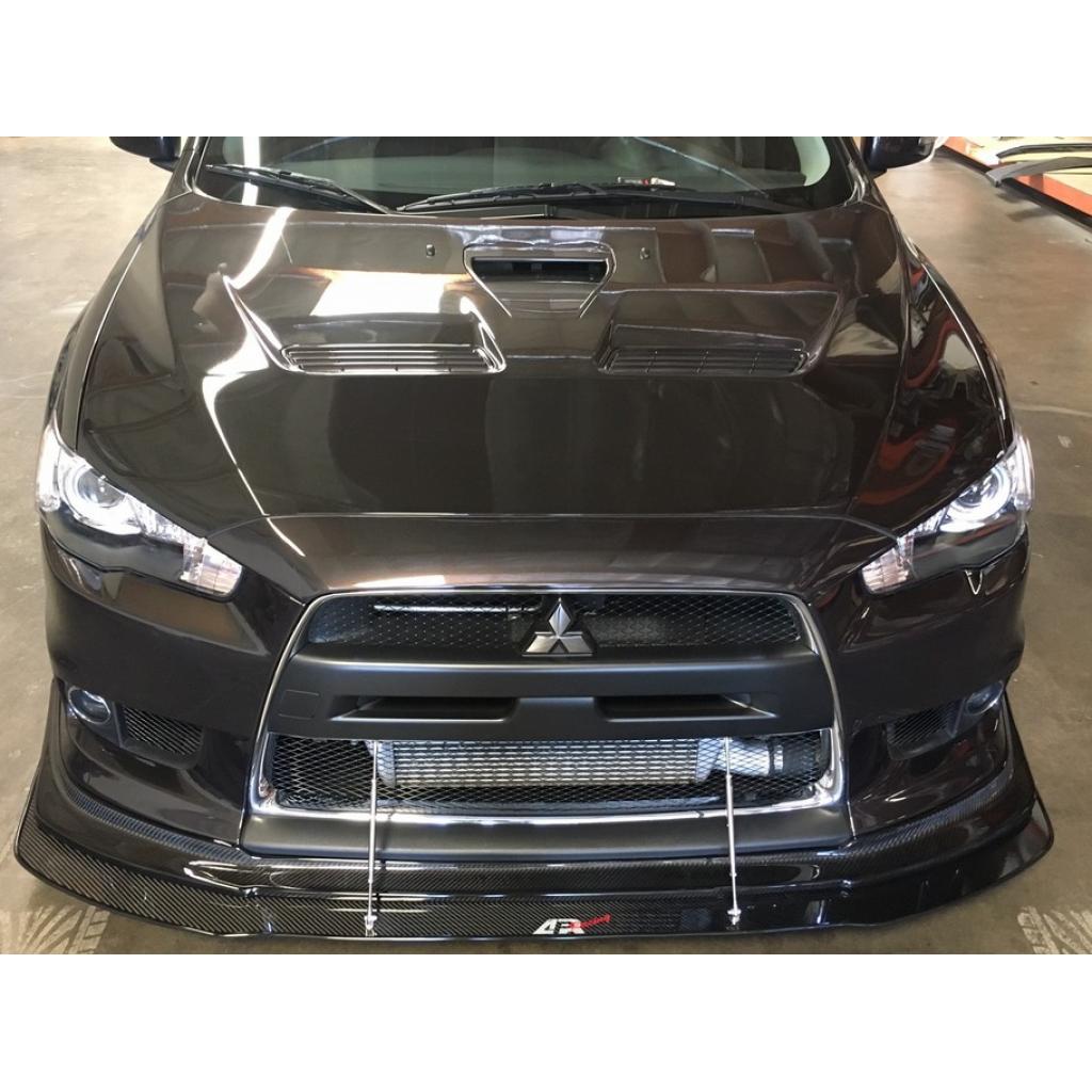 APR PERFORMANCE CARBON FIBRE FRONT WIND SPLITTER W/RODS
