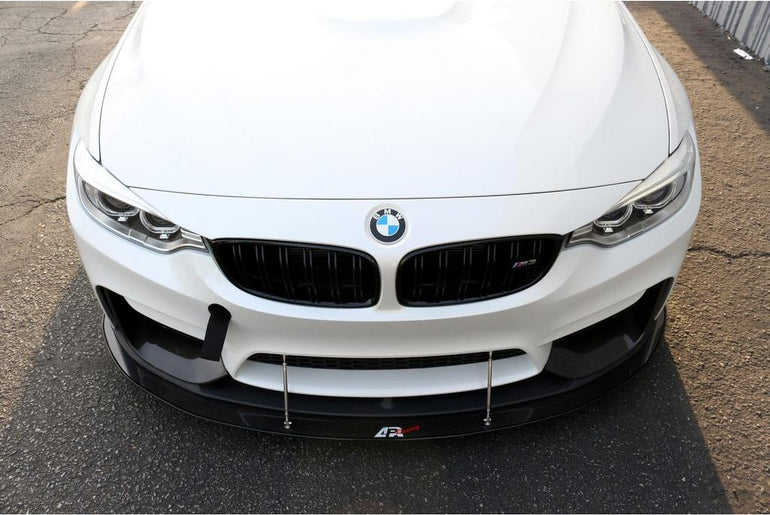 APR PERFORMANCE CARBON FIBRE FRONT WIND SPLITTER W/RODS