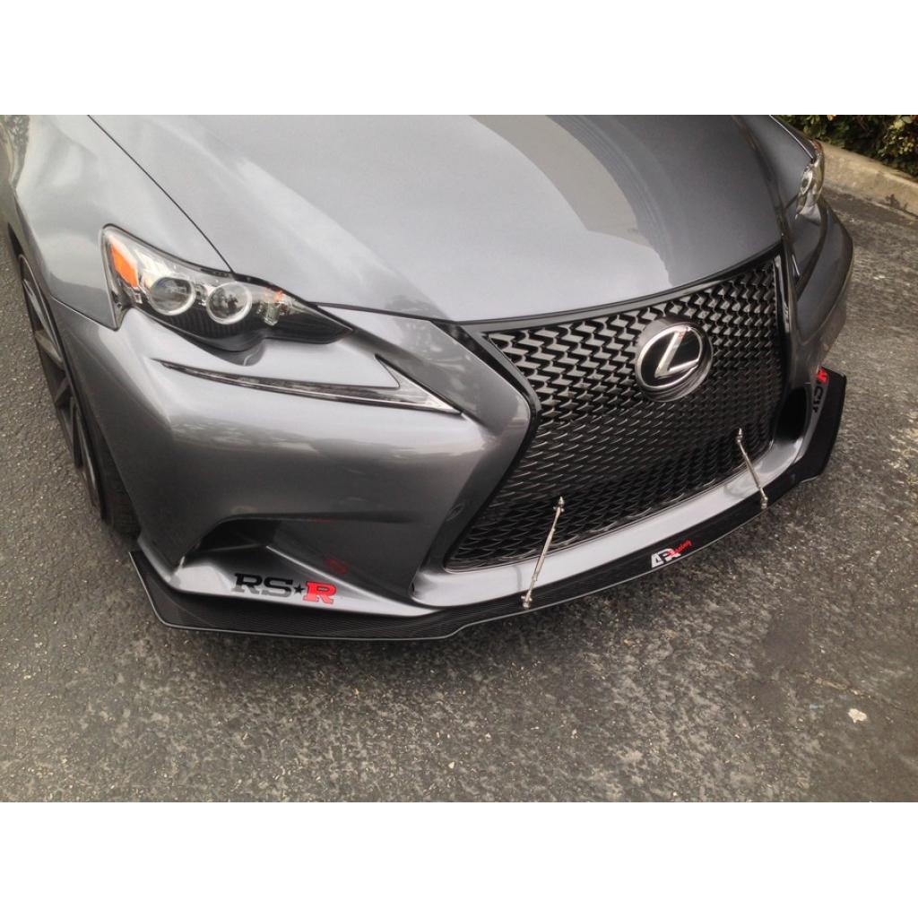 APR PERFORMANCE CARBON FIBRE BUMPER FRONT WIND SPLITTER W/RODS