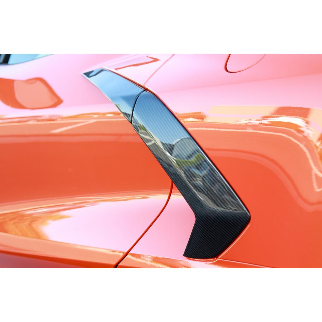 APR PERFORMANCE CARBON FIBRE C8 DOOR HANDLE AND QUARTER PANEL TRIM PACKAGE