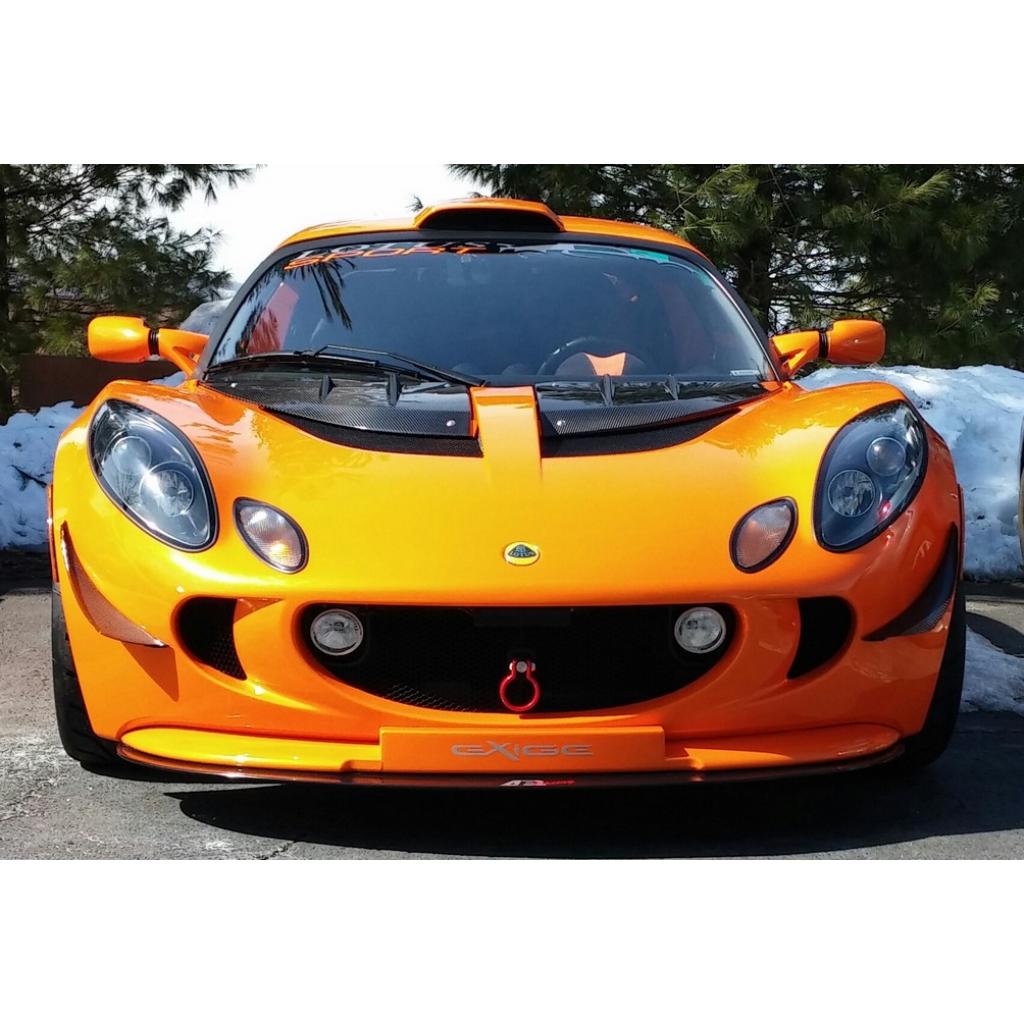 APR PERFORMANCE CARBON FIBRE FRONT WIND SPLITTER W/RODS