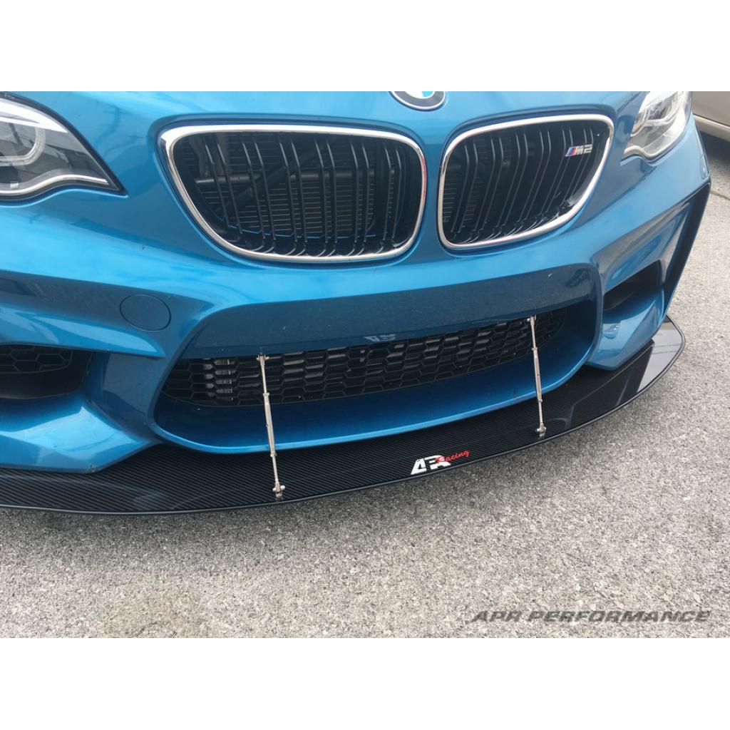 APR PERFORMANCE CARBON FIBRE FRONT WIND SPLITTER W/RODS