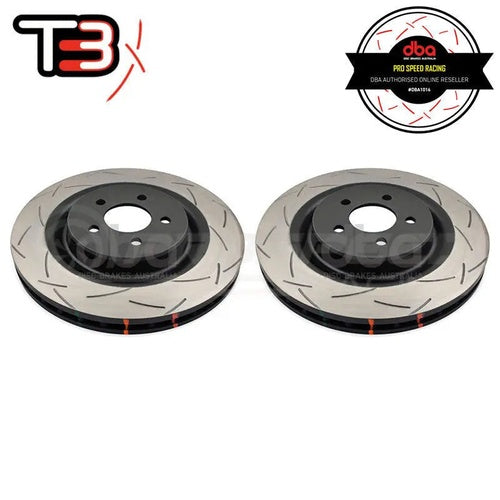 DBA T3 4000 Slotted Rotors PAIR - Ford Falcon FPV BA/BF/Falcon XR6/XR8/FPV FG/FGX (Front, 355 x 32mm)